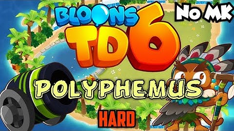 BTD6 - Polyphemus - Hard | No Monkey Knowledge (MK) (ft. Quincy)