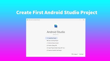 Create First Android Project in android studio 4.1