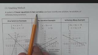 Alg 2 3 1 Part A Graph and Equal Value Method