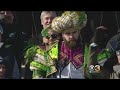 Jason Kelce Gives Rousing Speech At Eagles Super Bowl Parade