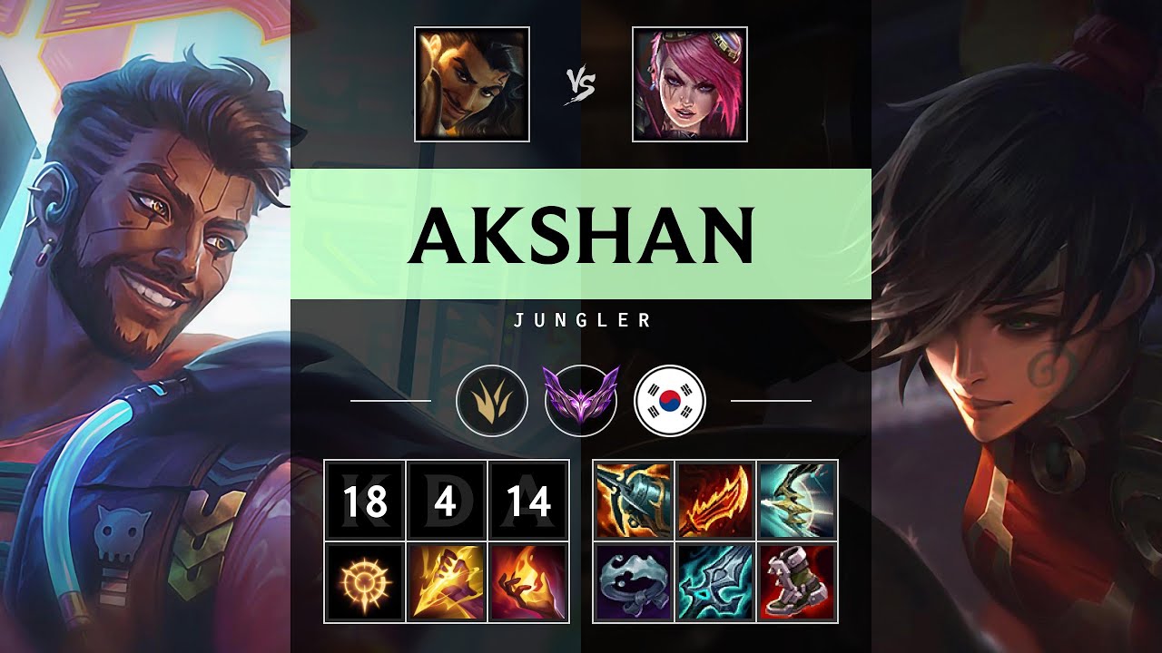 Akshan Jungle vs Vi - KR Master Patch 25.05