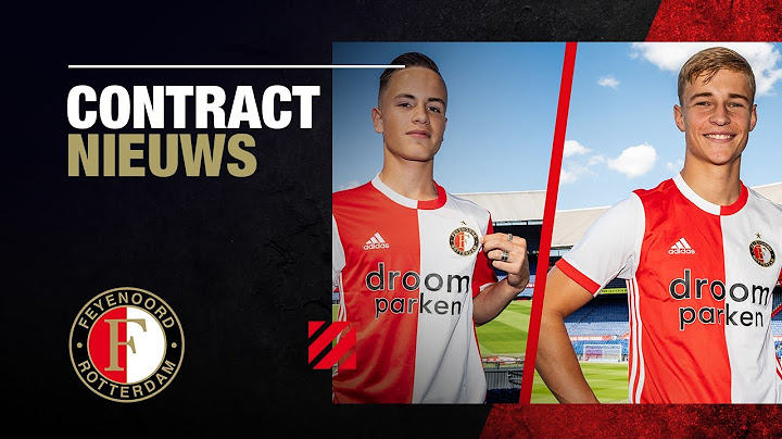 Penandatangan kontrak Noah Naujoks (18) & Délano van der Heijden (15)