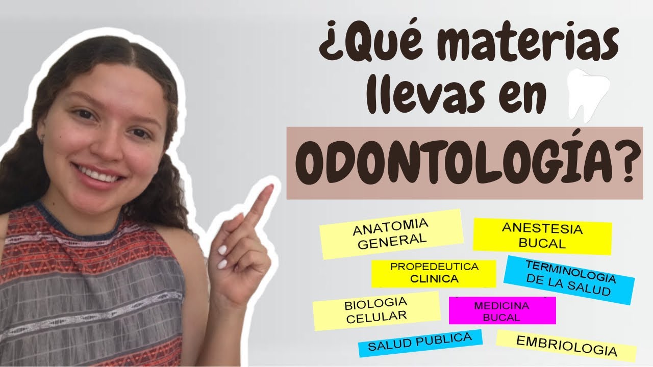 Materias en odontología | Odontología Con Cri