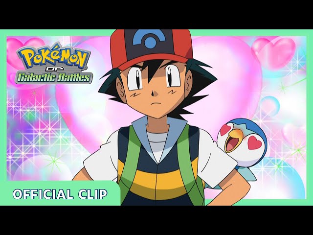 Piplup in love | Pokémon: Diamond and Pearl: Galactic Battles | Official Clip class=
