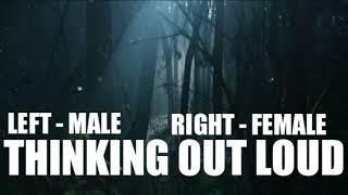 Ed sheeran - Thinking Out Loud - Dual Audio | Headphones Compulsary!!