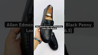 Allen Edmonds Super Sport Black Penny Loafers (Size 46/46.5) #allenedmonds #prelovedtreasures