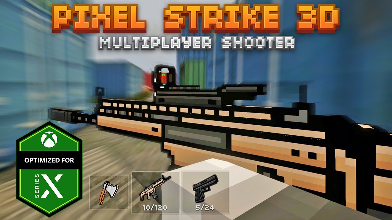 Pixel Strike 3D Xbox Series X First Experience Gameplay [120 fps]