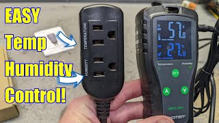 How to control Temperature and humidity with a - Digital Humidity & Temperature Controller 1011