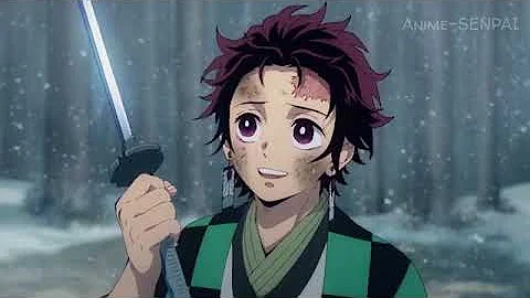 Tanjiro Slices Boulder into Two  Makomo and Sabito  Kimetsu no yaiba