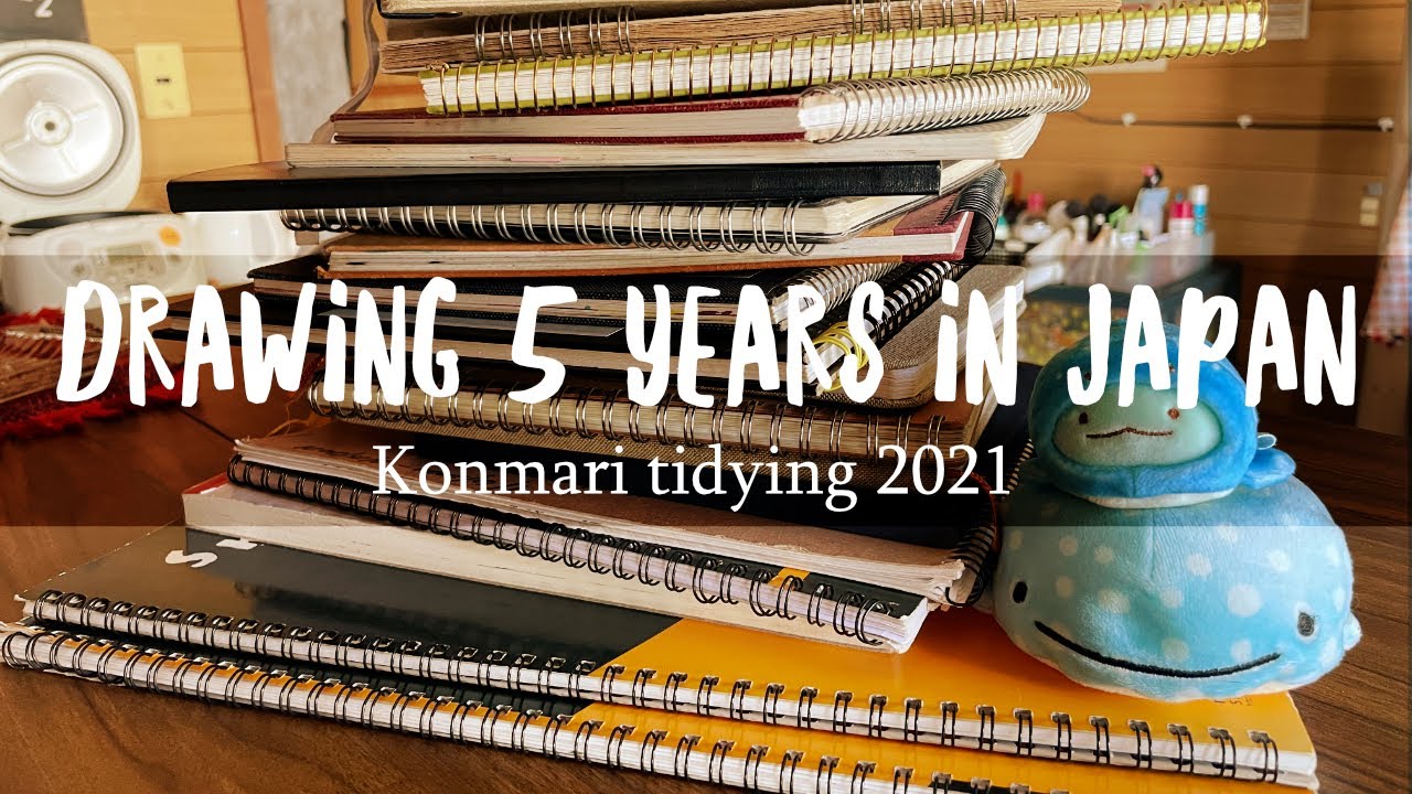 Destroying 5 years of sketchbooks | Sketchbook Tour 0 | JET Program