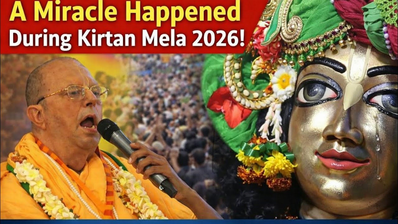 Miracle at Kirtan Mela 2026|Lord Crying 😭|H.H.Jayapataka Maharaj|#youtube #trending #viral #bhakti 