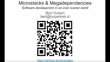 Small is beautiful: microstacks or megadependencies by Bert Hubert.