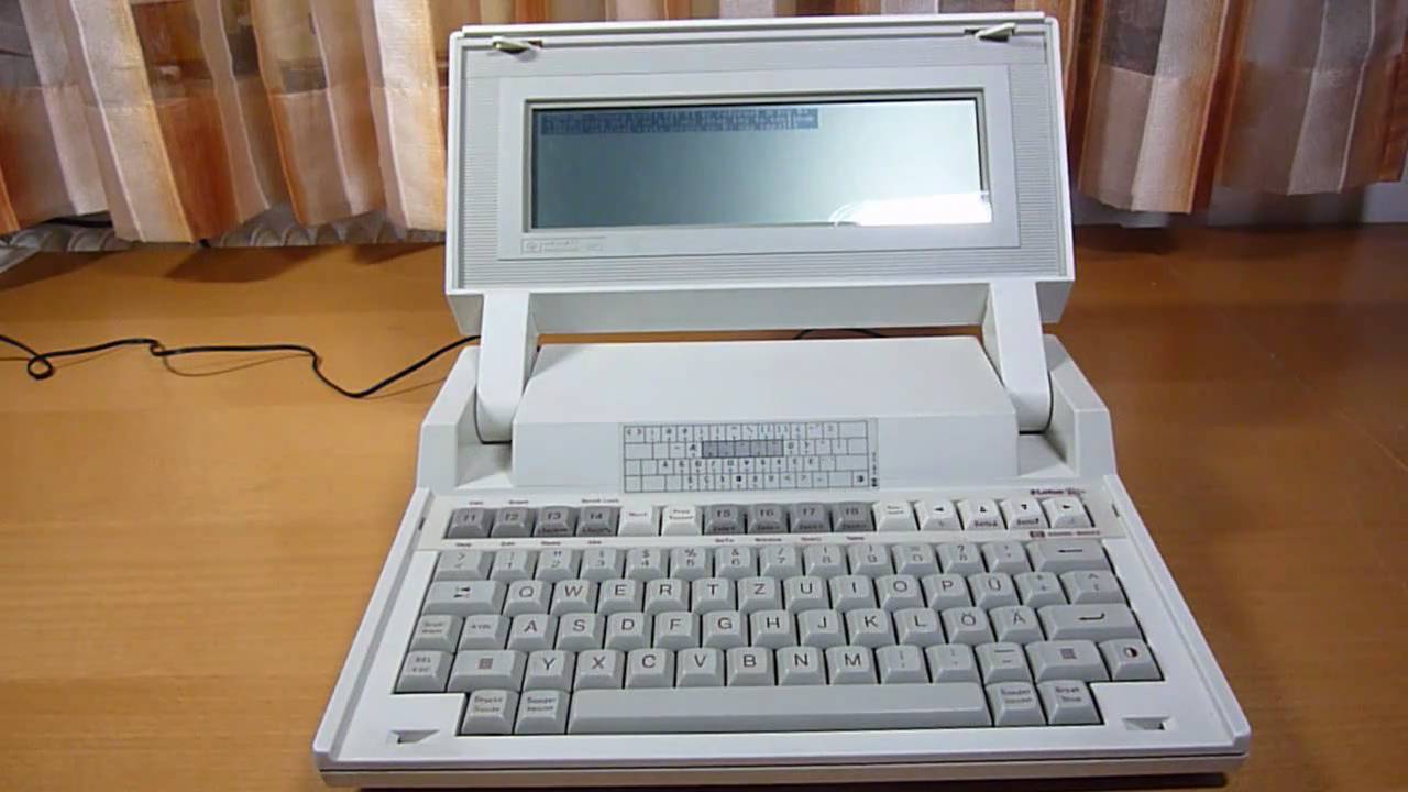 HP 110 - one of the first laptop / notebook computers 