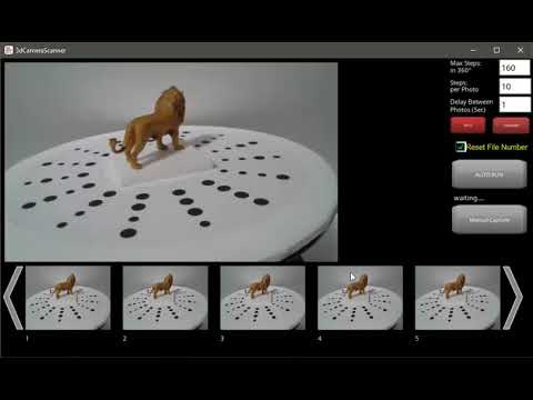 3D Scanner, Arduino/AppGamekit