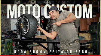 FAZENDO UMA MOTO DO ZERO!! parte 1 (RODA TRASEIRA DA MOTO)!!