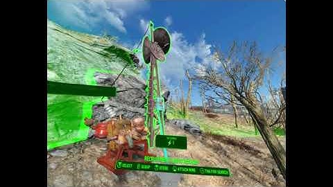 Fallout 4 VR Part 135 - Starlight Drive in & Radio Tower - Single Eye First Time Play