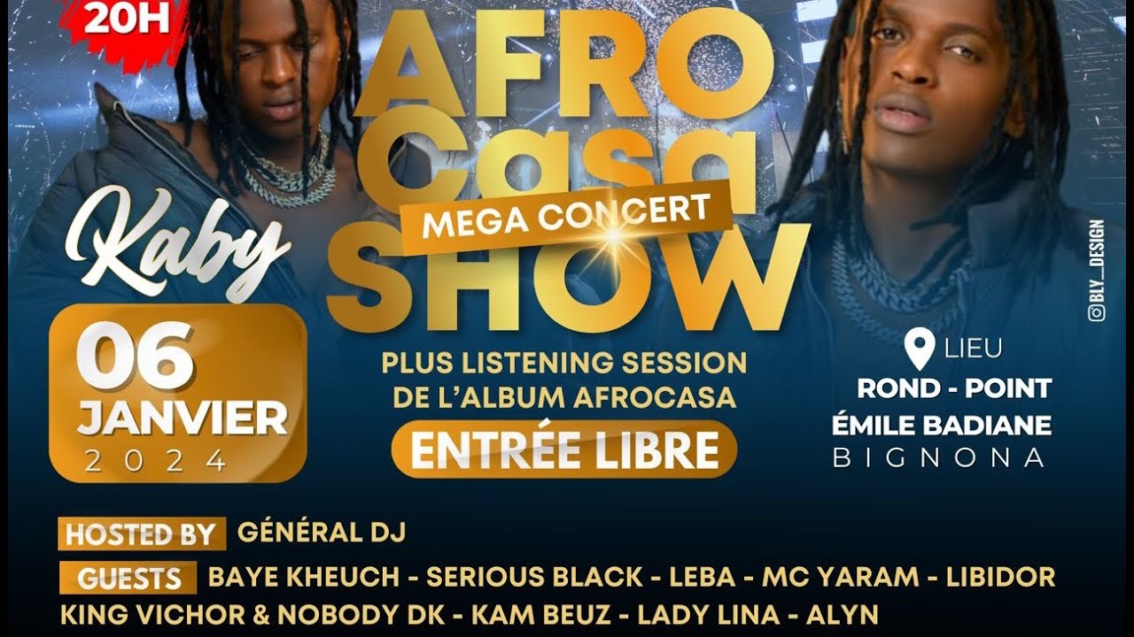 🔴CONCERT DE KABY KING CASA A BIGNONA