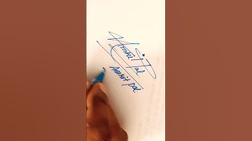 Amritpal name Signature Style/Best Signature idea#Viralshort