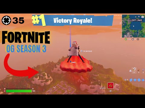 I ALMOST got a win in Fortnite OG Chapter 1 season 3 - YouTube