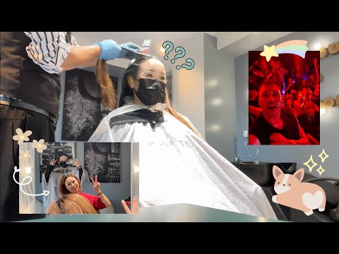 get my hair done with me + mini vlog 💕