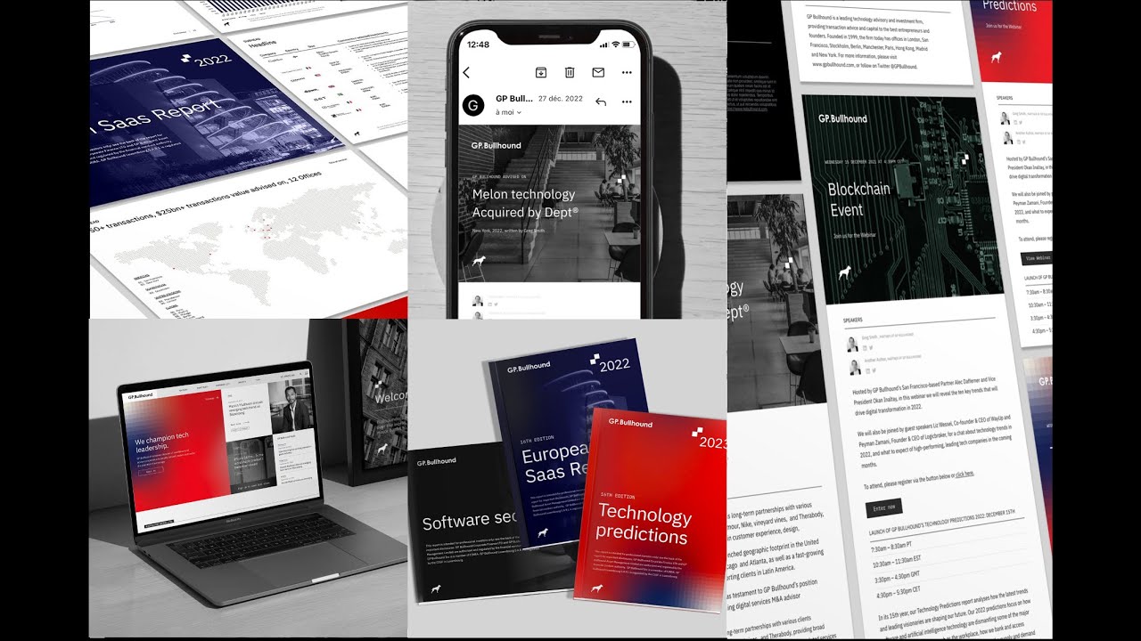 GP Bullhound's brand and website redesign