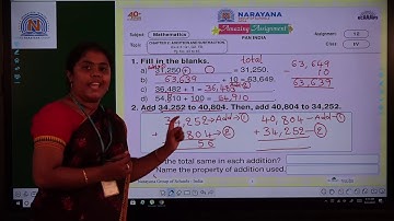24TH SEP KARNATAKA CLASS IV MATHS AMAZING ASSIGNMENT KEY