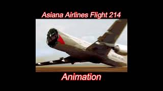 Plane crashes Animation vs Real life (Part 2) #shorts #viral #planecrash #Flight