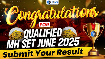 MH SET Mathematical Science 2025 Result Declared | IFAS