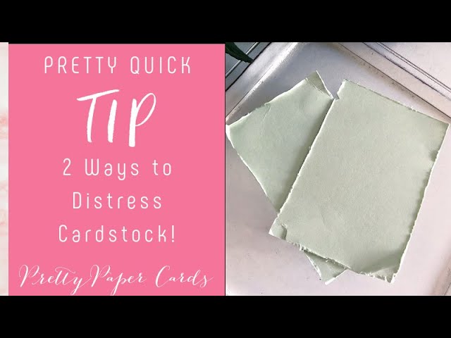 Dised Paper How To Make Distressed Paper