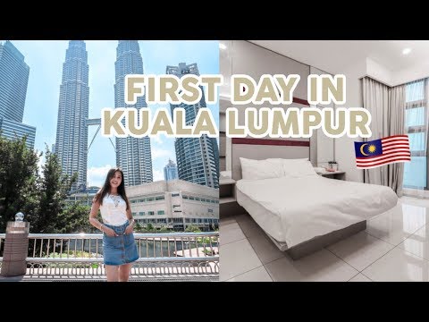 my-first-day-in-kuala-lumpur!⎮beautiful-apartment-tour,-petrona-twin-towers-&-klcc-park