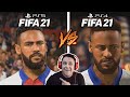 FIFA 21 PS4 VS FIFA 21 PS5!! Existe ALGUMA DIFERENÇA!? (GAMEPLAY, GRÁFICOS, FACES ETC)