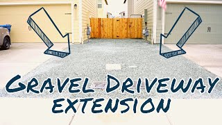 DIY Gravel Driveway Extension