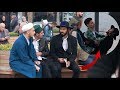 يهودي يسأل الناس لماذا تكرهوننا .. إتورط مع شاب فلسطيني 😱