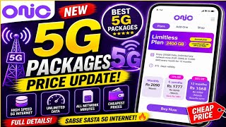 Onic New 5G Packages 2026 🔥 Cheapest 5G Internet Plans in Pakistan | Full Price Update