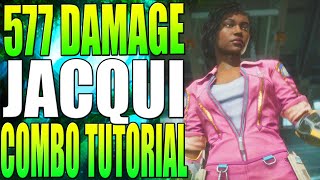 Mortal Kombat 11 - 577 DAMAGE JACQUI BRIGGS COMBO TUTORIAL