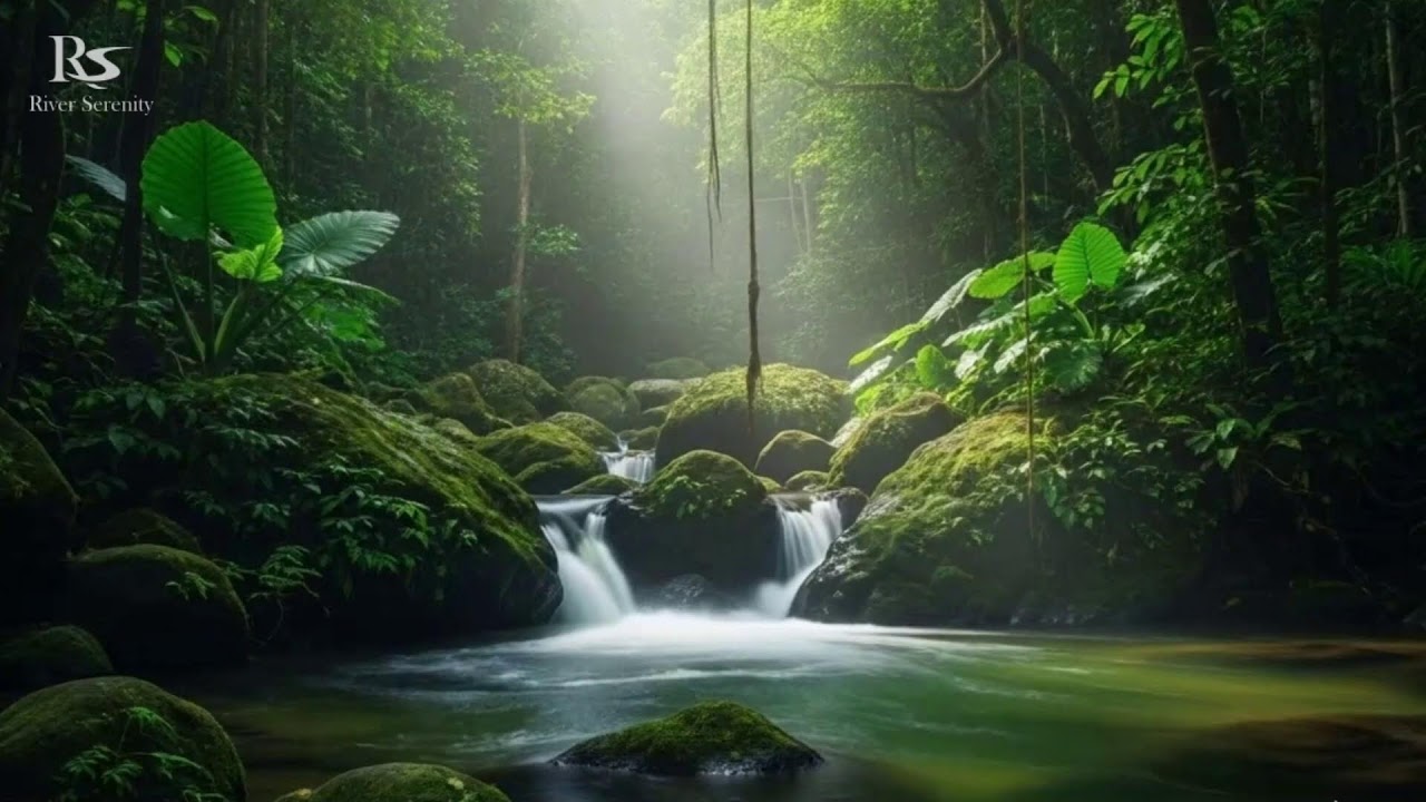 River Sound for Sleeping with Smooth Water Flow Ambience for Anxiety Relief and Night Calm