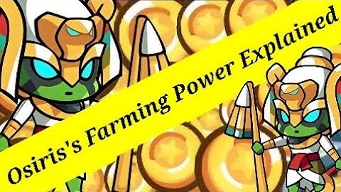 Gold Farming Power of New Mythical Osiris | Best Farming Monster | Summoner