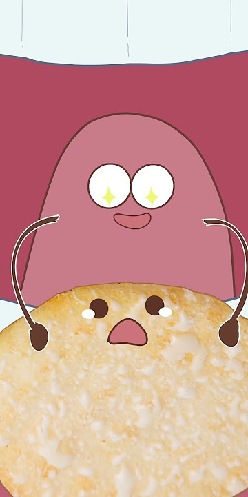 🍪Eat the rice cake first？Or lick the powdered sugar First？😁 #Wangwang #ricecakes #yummy