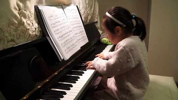 Anke Chen Age 5 Plays  Clementi Piano Sonata in D ...