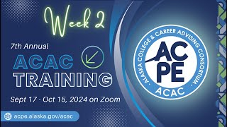 ACPE's 7th Annual ACAC Training - Tribal Educator Apprenticeship