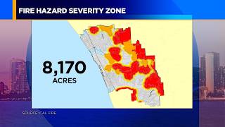 Updated fire maps show growing risk for San Diego’s urban areas