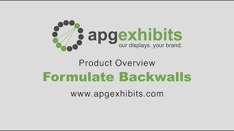 Formulate Tension Fabric Trade Show Displays - Overview