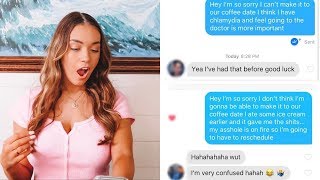 Canceling on My Tinder Dates with Weird Excuses *GONE WRONG*