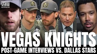 Bruce Cassidy, Jack Eichel & Vegas Golden Knights React to Vegas Taking a 20 Lead vs. Dallas Stars