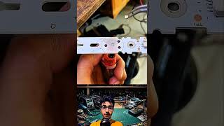 Reparación de led blacklight en TV. #electronic #electronica #led #shortvideo #viral