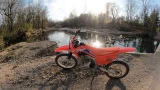 CRF 250F REVIEW plus riding clips