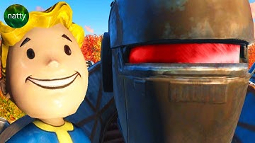 Fallout 4 but Liberty Prime is Always trying to kill you