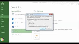 Creating Templates in Microsoft Project 2013 by EPMA