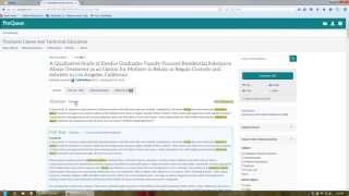 ProQuest Career & Technical Education: Database Tutorial