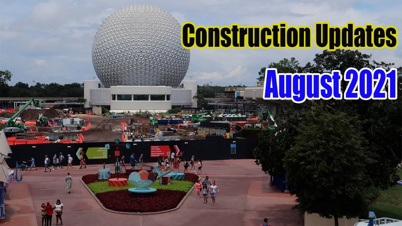 What's New At Disney World?  August 2021 Construction Updates